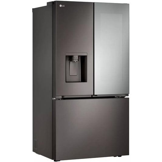 LG 36-inch, 26 cu. ft. Counter-Depth MAX™ French 3-Door Refrigerator with Mirror InstaView® LRYKC2606D