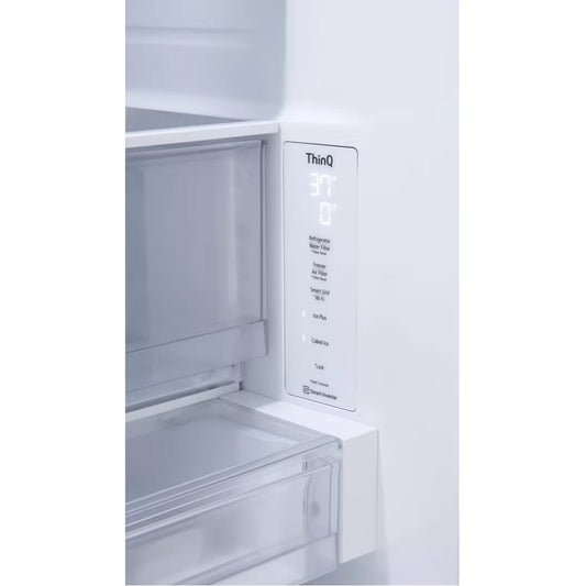 LG 36-inch, 31.7 cu. ft. Freestanding French 3-Door Refrigerator with Door Cooling+ LRFLS3206S