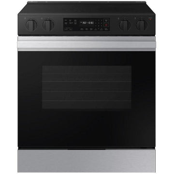 Samsung 6.3 cu. ft. Bespoke Smart Slide-In Electric Range NSE6DG8100SR/AA