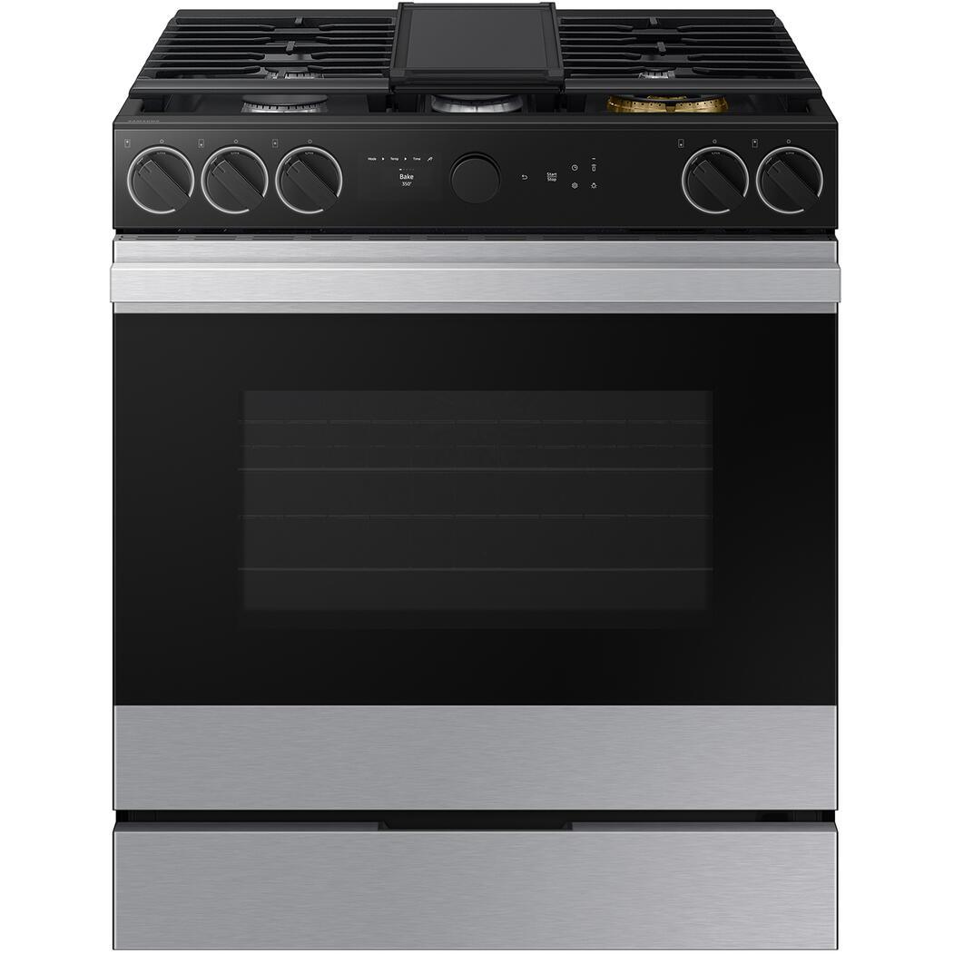Samsung 6.0 cu. ft. Bespoke Smart Slide-In Gas Range NSG6DG8700SR/AA