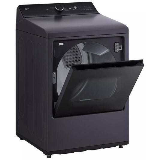 LG 7.3 cu. ft. Electric Dryer with EasyLoad™ Door and AI Sensing DLE8400BE