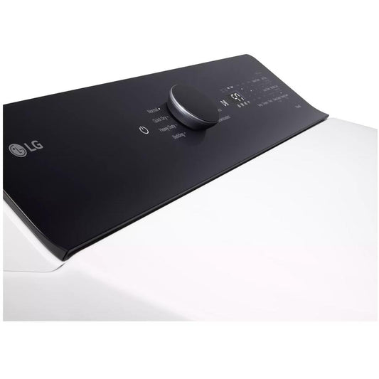 LG 7.3 cu. ft. Electric Dryer with EasyLoad™ Door and AI Sensing DLE8400WE