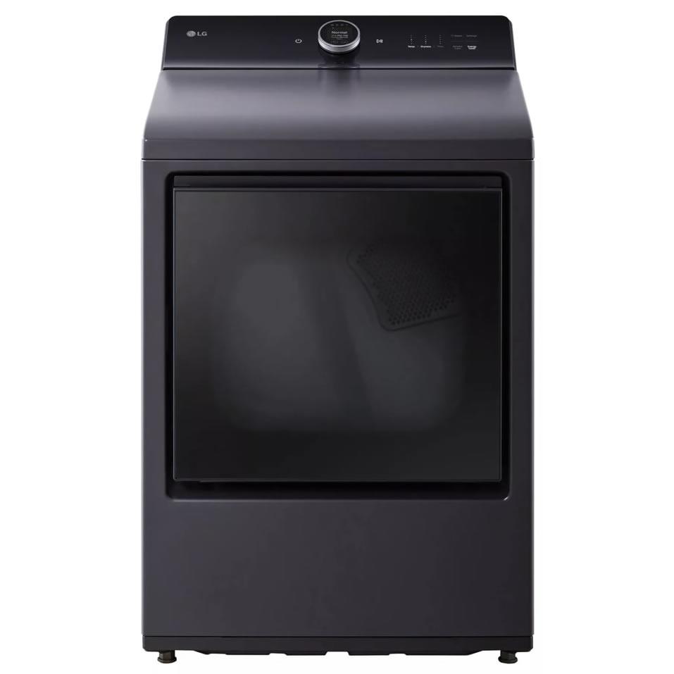 LG 7.3 cu. ft. Gas Dryer with EasyLoad™ Door and AI Sensing DLGX8601BE