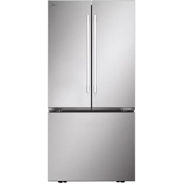 LG 25 cu.ft. 3-Door French Door Refrigerator with Hybrid Handle Design LF25H6200S