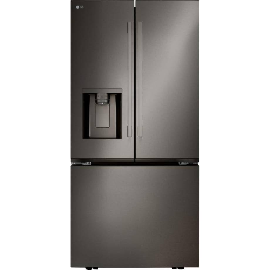 LG 25 cu.ft. 3-Door French Door Refrigerator with Hybrid Handle Design and External Ice and Water Dispenser LF25H6330D