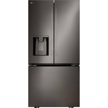 LG 25 cu.ft. 3-Door French Door Refrigerator with Hybrid Handle Design and External Ice and Water Dispenser LF25H6330D