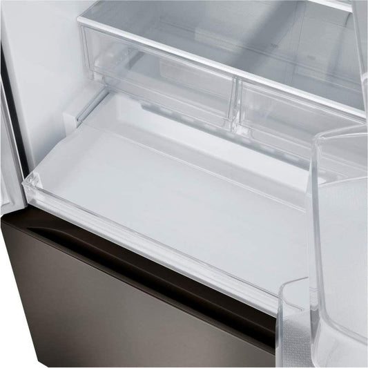 LG 25 cu.ft. 3-Door French Door Refrigerator with Hybrid Handle Design and External Ice and Water Dispenser LF25H6330D