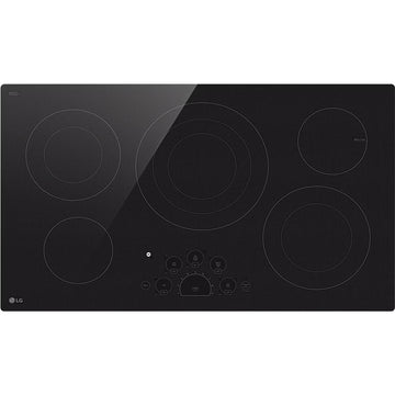 LG 36-inch Built-In Electric Cooktop with UltraHeat™ 3.0kW Element LCE3610SBE