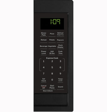 Ge Appliances GCST09N1WBB Ge® 0.9 Cu. Ft. Capacity Countertop Microwave Oven