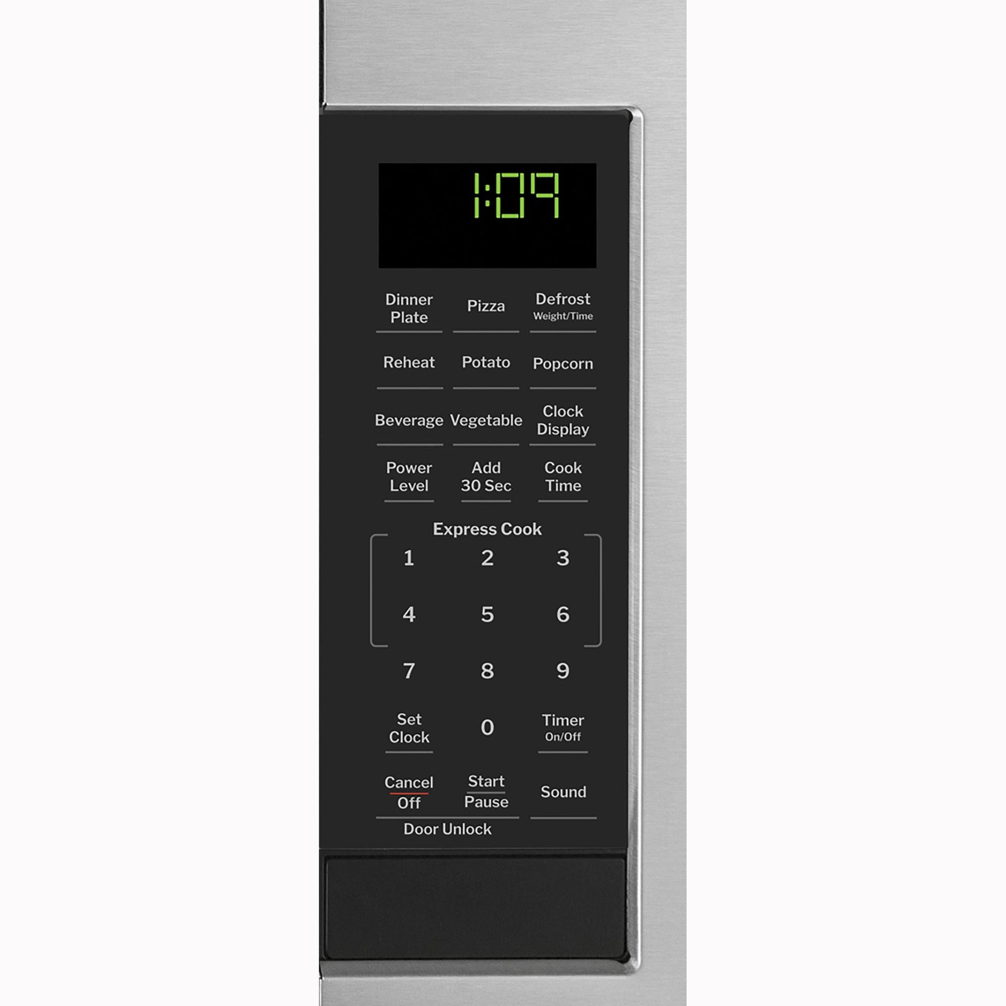 Ge Appliances GCST09N1WSS Ge® 0.9 Cu. Ft. Capacity Countertop Microwave Oven