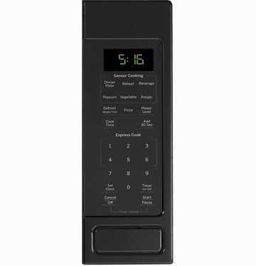 Ge Appliances GCST16S1WBB Ge® 1.6 Cu. Ft. Countertop Microwave Oven