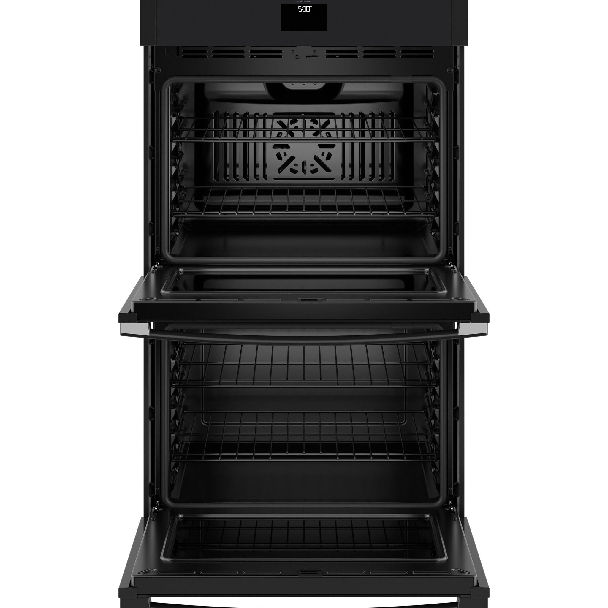 Ge Appliances JTD5000DVBB Ge® 30" Smart Built-In Self-Clean Convection Double Wall Oven With No Preheat Air Fry