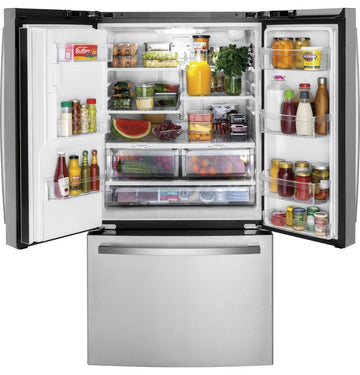 Ge Appliances GFE26JYMFS Ge® Energy Star® 25.6 Cu. Ft. Fingerprint Resistant French-Door Refrigerator