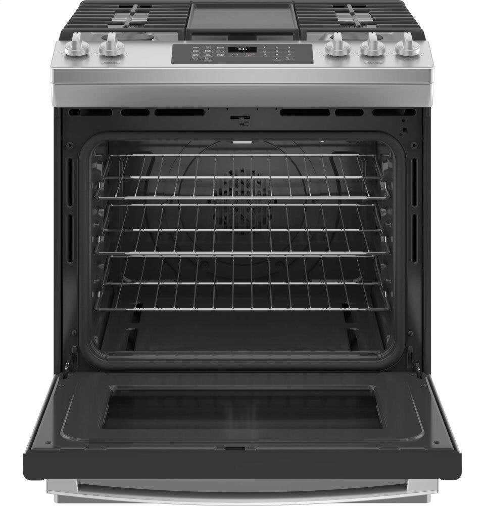 Ge Appliances JGS760SPSS Ge® 30" Slide-In Front-Control Convection Gas Range With No Preheat Air Fry