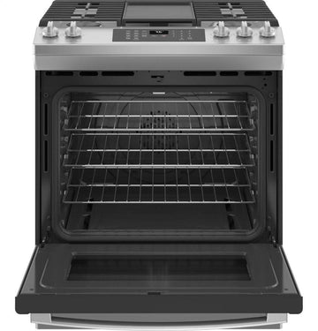 Ge Appliances JGS760SPSS Ge® 30" Slide-In Front-Control Convection Gas Range With No Preheat Air Fry
